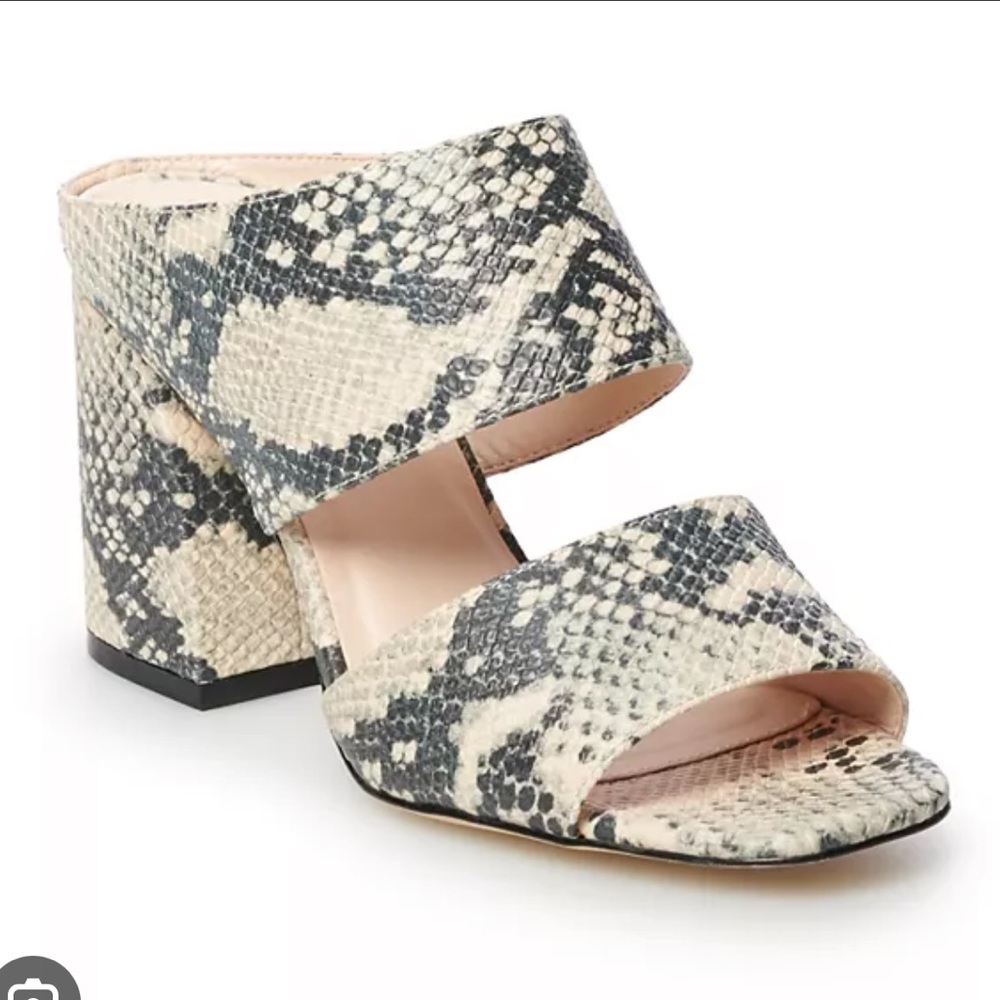 NWT STEVE MADDEN Snake Print Sandals